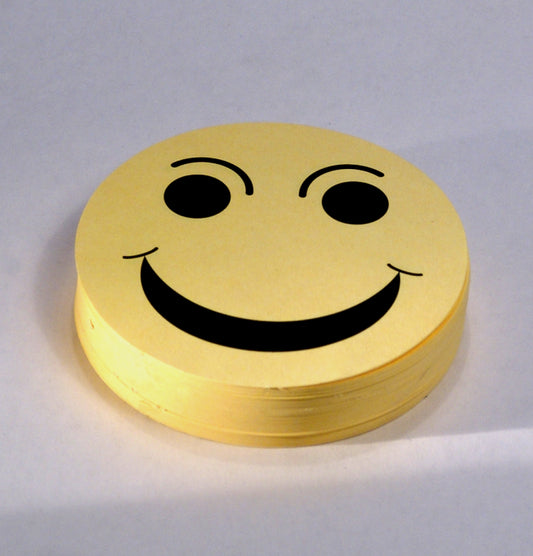 Moderationskarten "Mimik-Vote negativ/neutral/positiv"