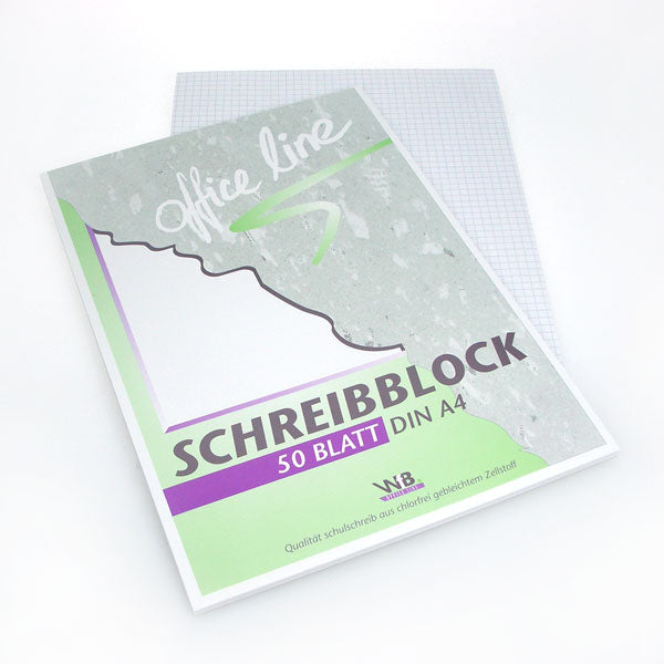 Schreibblock DIN A4 kariert