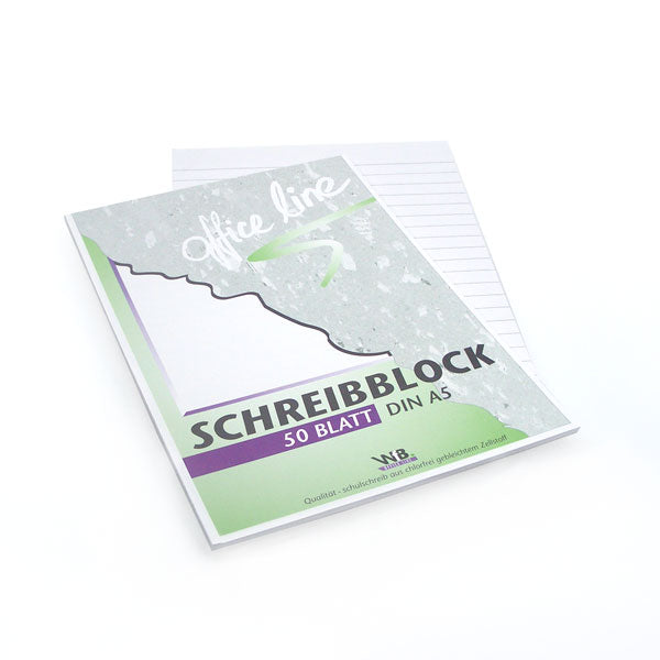 Schreibblock DIN A5 liniert